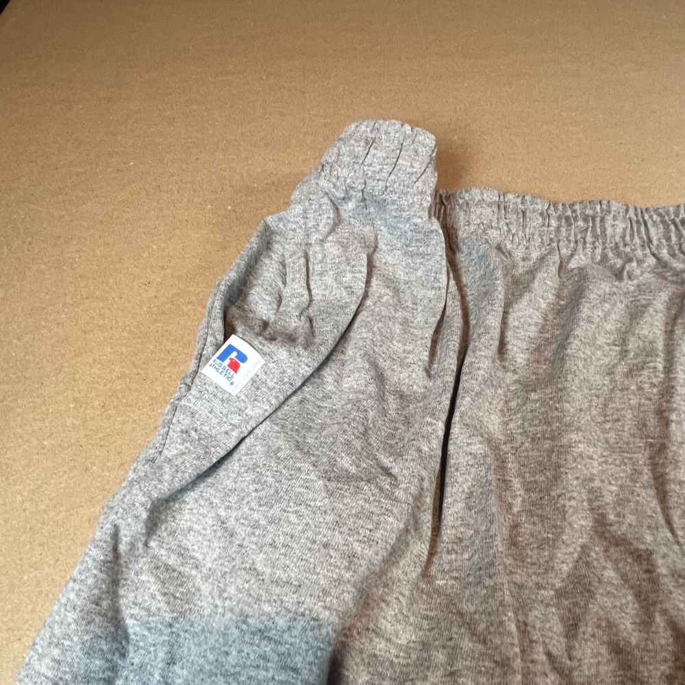 Russell Athletic Mens 4XL Jersey Shorts Oxford Gray Elastic Waist 25843M0 NWT - Picture 2 of 10